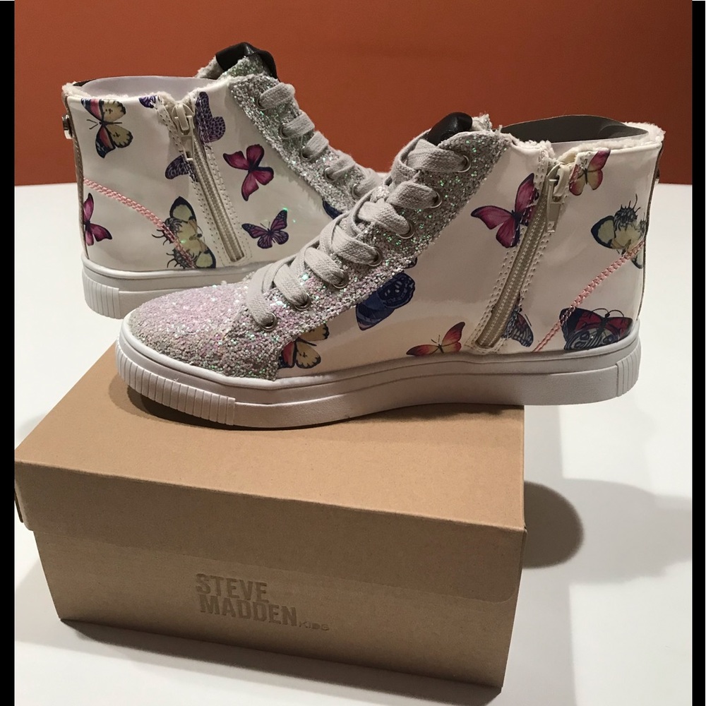 🍏NWT Steve Madden Girls Ancle Booties, 4